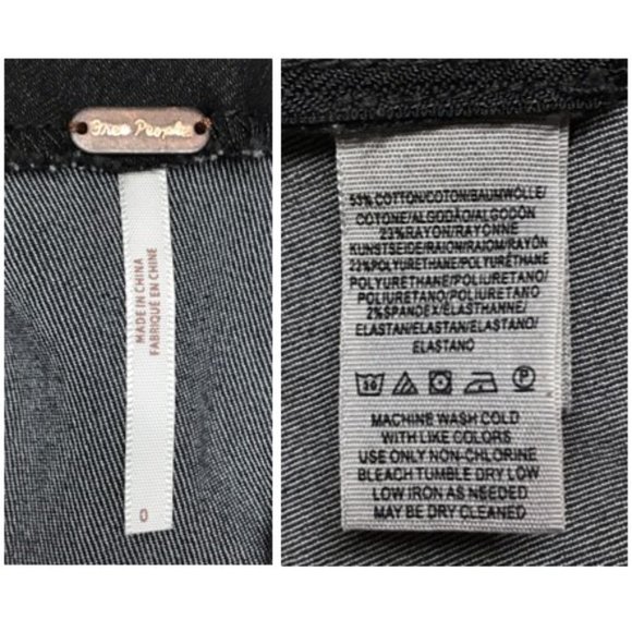 Free People Livin' It Up high waisted denim skirt - Picture 7 of 7